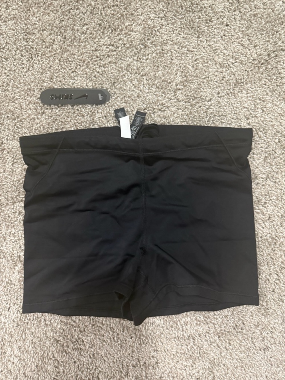 SKIMS Black High-Rise Bike Shorts